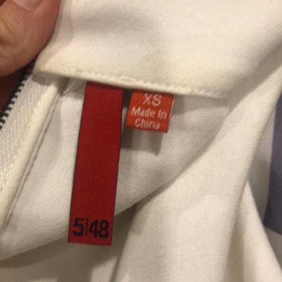 Nordstrom 5|48 Black and White Dress Sz XS - Picture 4 of 4